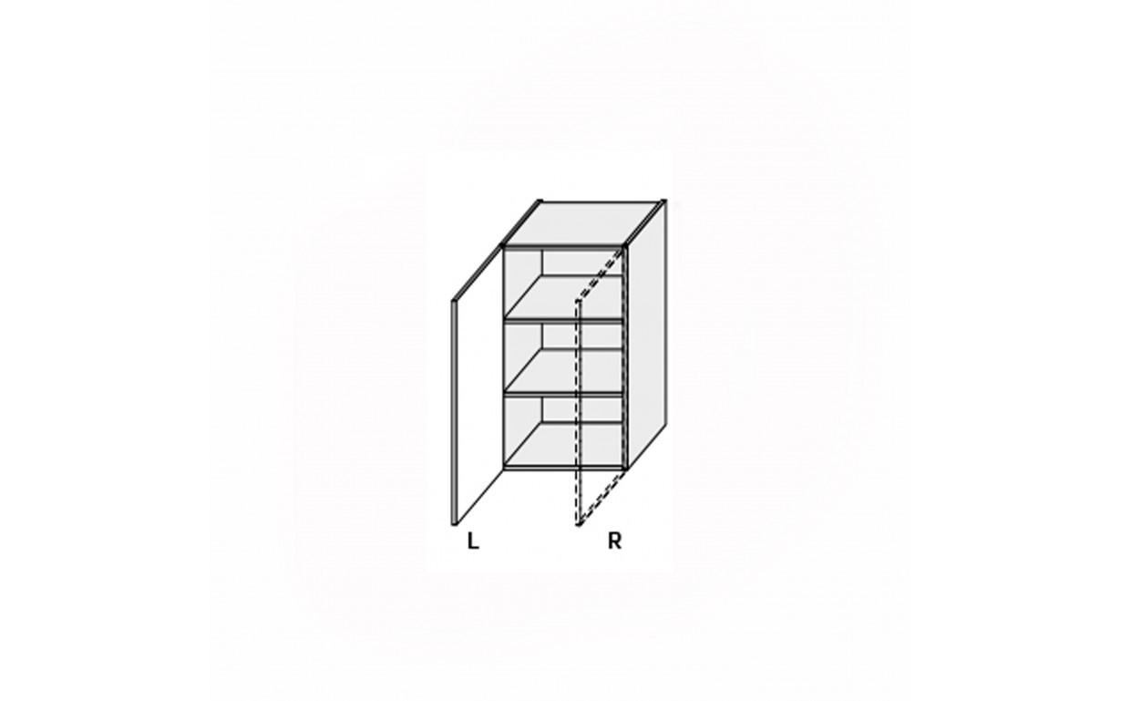 Кухонна секція Міленіум WG верхня 30В/720 1дв ЛІВА - Фото